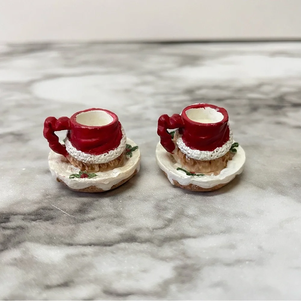 Vintage Popular Imports 1996 Twas The Night Before Christmas Teapot & Figurines